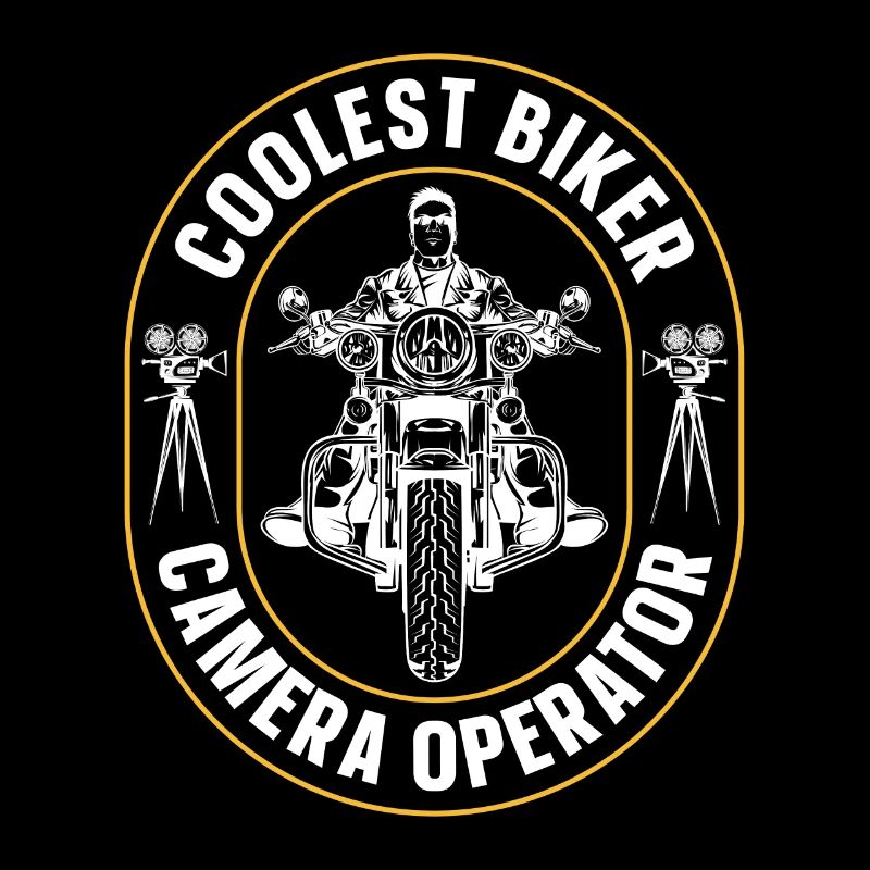 Camera Operator Coolest Biker Camera Movie Maker