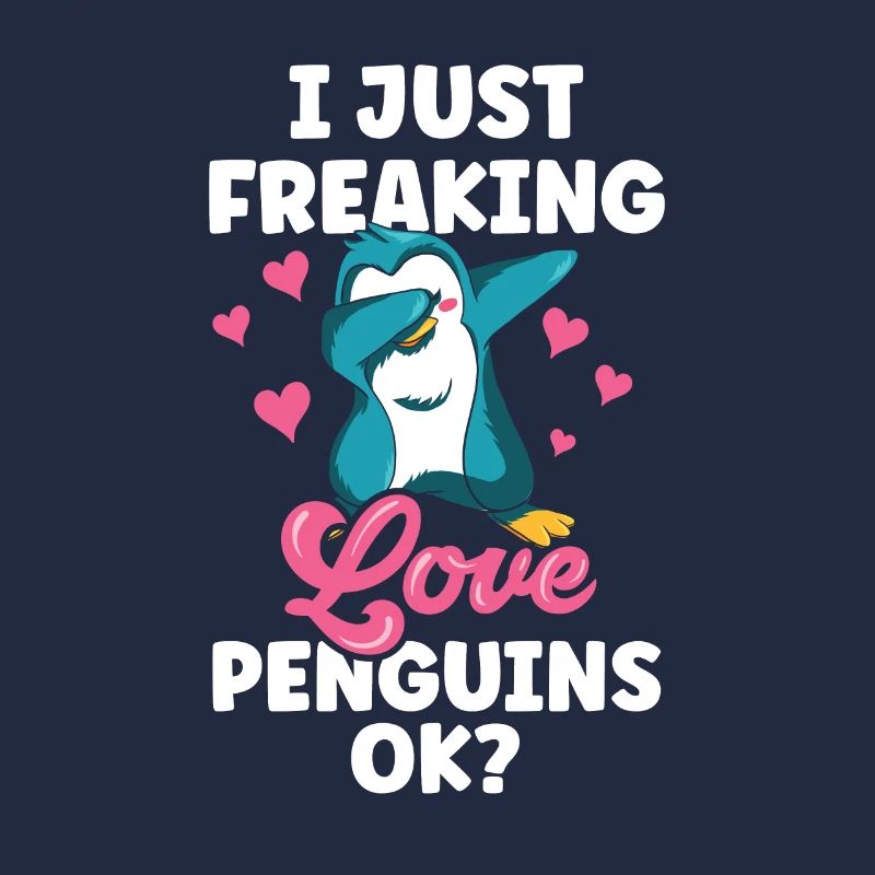 Ich Liebe Pinguine Einfach Ok Pinguin Tier Süß