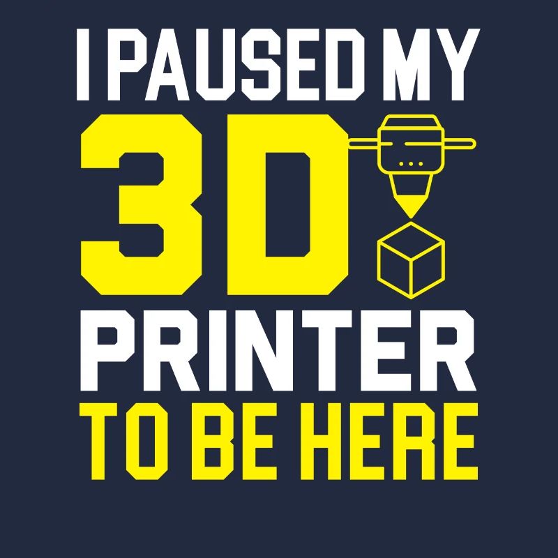 I stopped my 3D printer to get Mas here