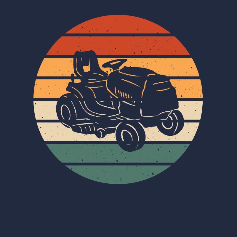 Retro tractor mower design