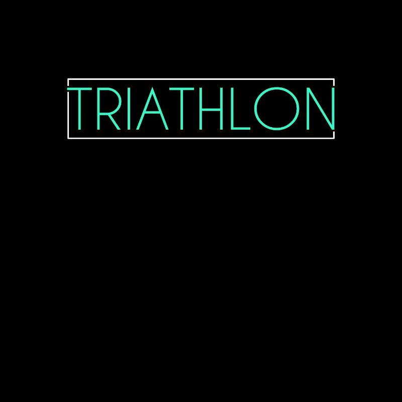 Triathlon Schriftzug