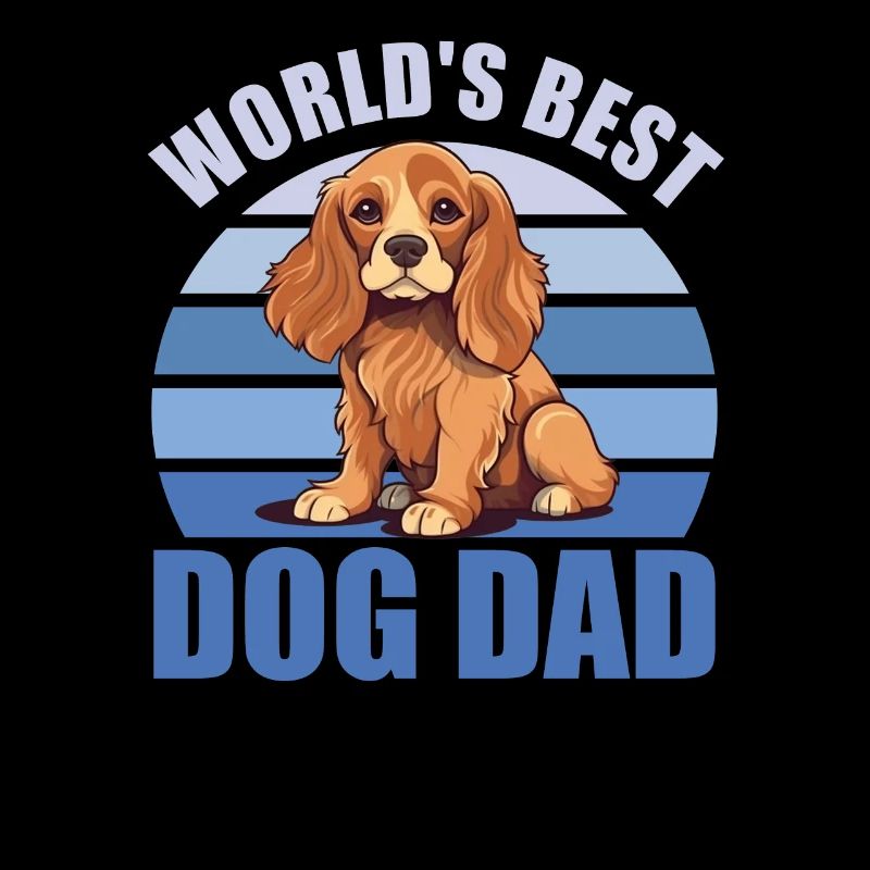 Weltbester Hunde Papa süßer Cocker Spaniel