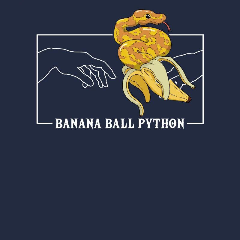 Michelangelo Creation of Adam Banana Ball Python
