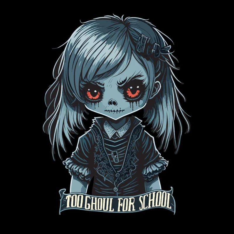 Gothic Schulmädchen Too Ghoul for School