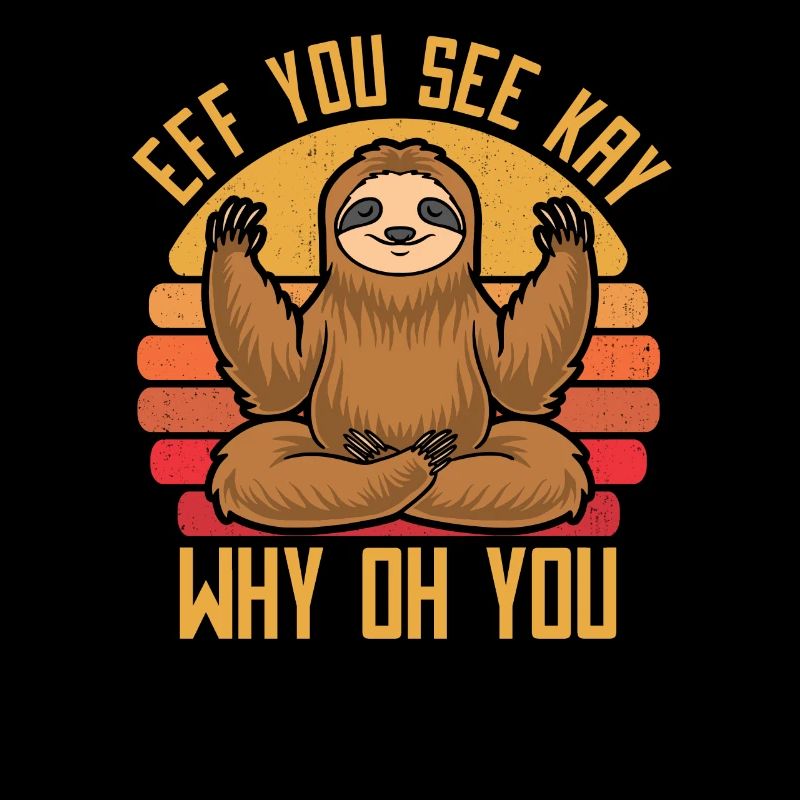 Sloth Funny Sloth Yoga