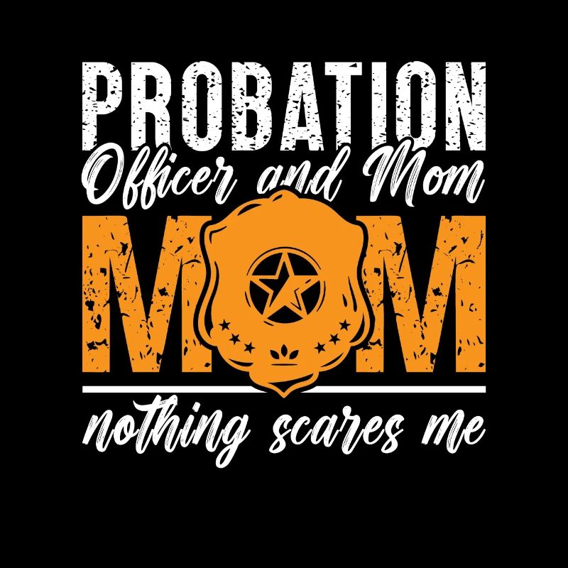 Agent de probation et agent de libération conditionnelle de la police de maman