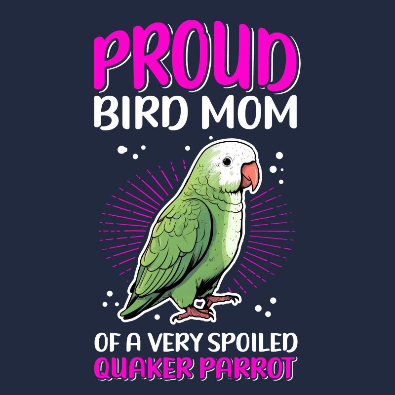 Moine Perruche Perroquets Maman Cadeau