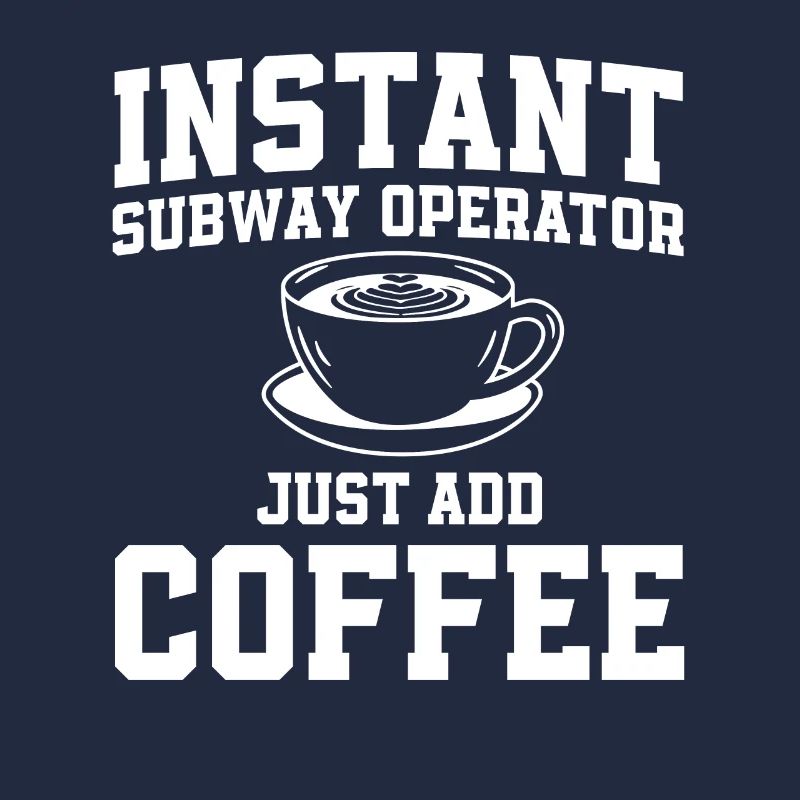 Le conducteur de métro instantané ajoute simplement du café