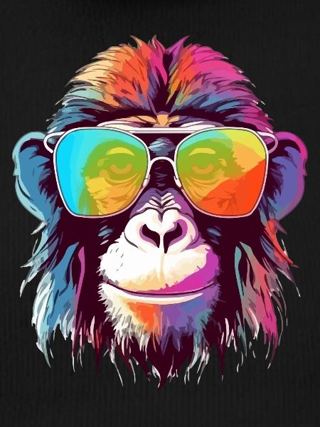 Bily the bespectacled monkey