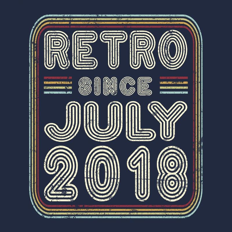 Geburtstag Juli 2018 Retro Geschenk