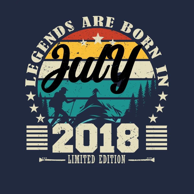 Juli 2018. Geburtstagsgeschenk Juli 2018.