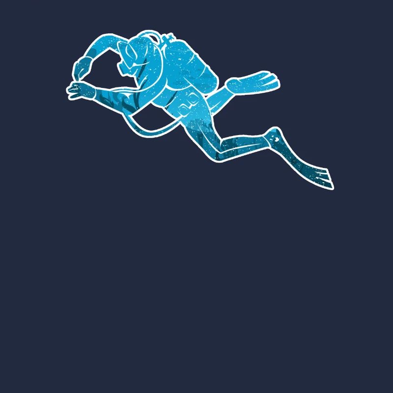 Plongée Coral Reef Ocean Diver Silhouette