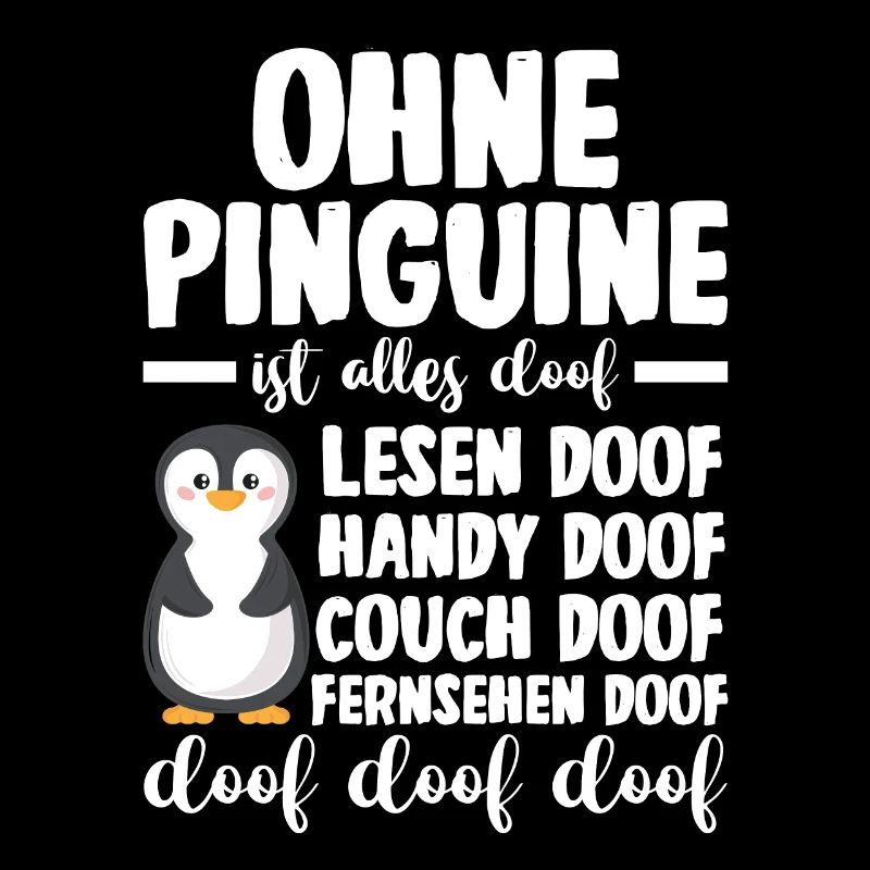 Tiermotiv Pinguin