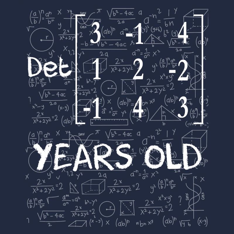 67th birthday 67 years matrix determinant