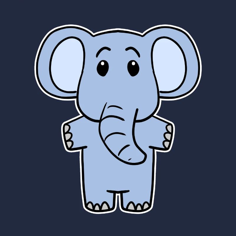 Niedlicher Kleiner Elefant