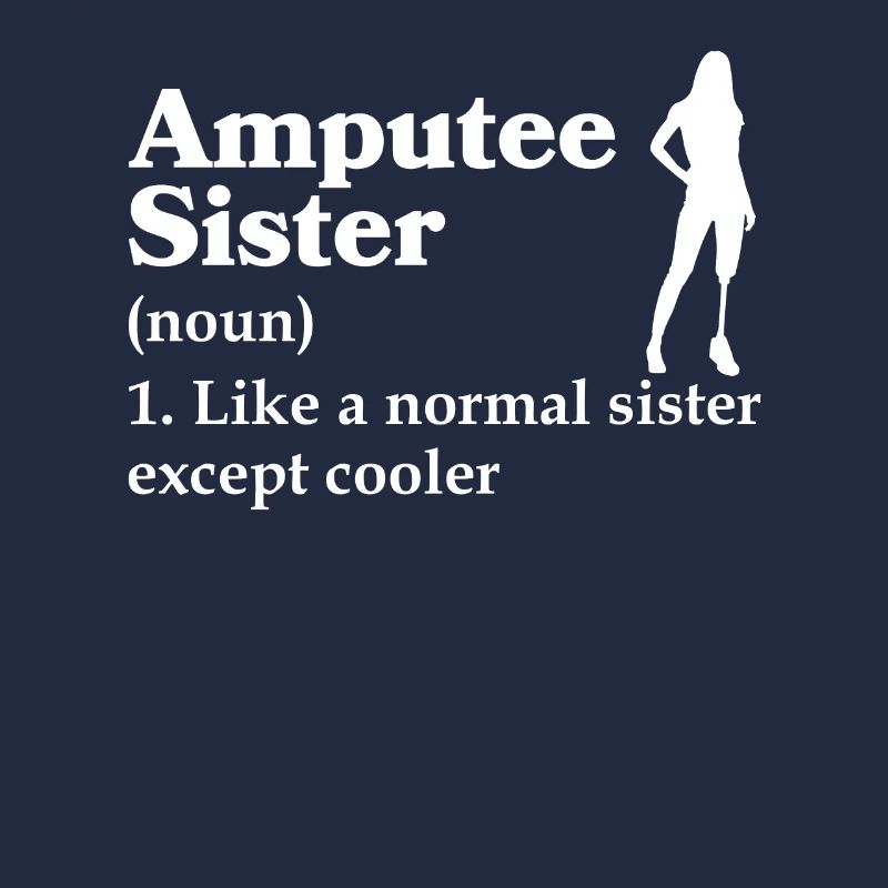 Cadeau de prothèse de jambe amputée