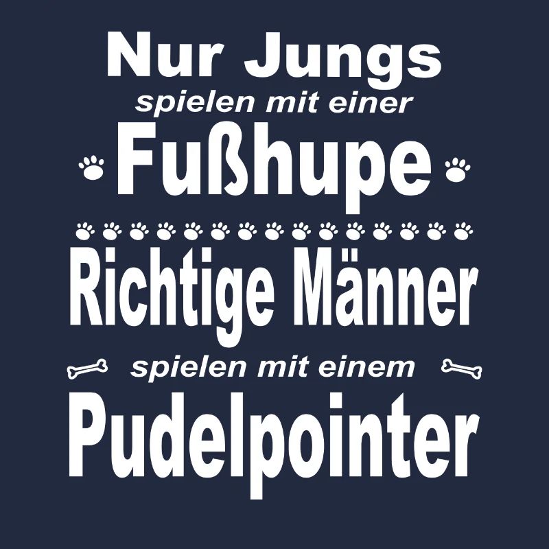 Jungs, Männer, Fußhupe - Pudelpointer