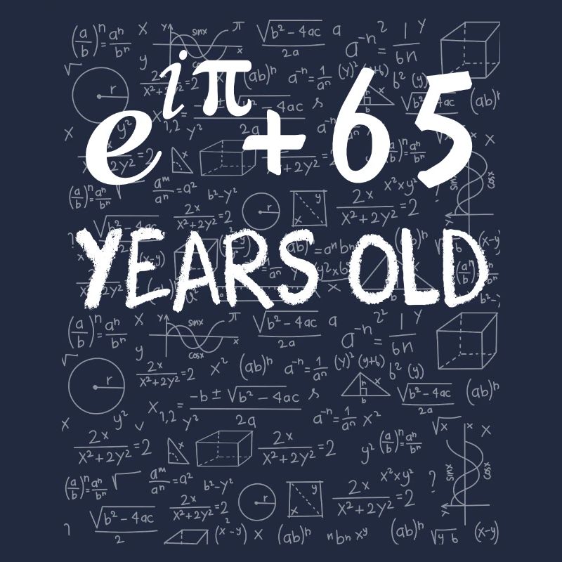 64th Birthday 64 Years Euler Identity Math Gift