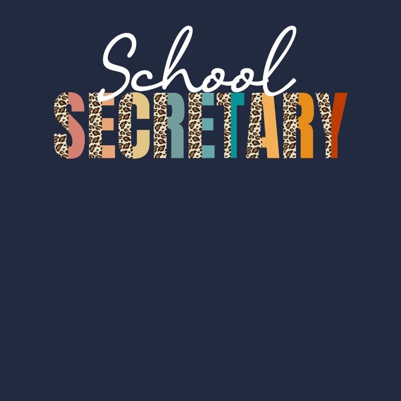 Schulsekretär Leopard Design