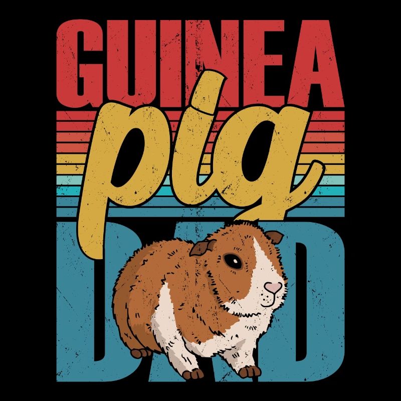 Guinea Pig Dad Cavy Lover Rodent