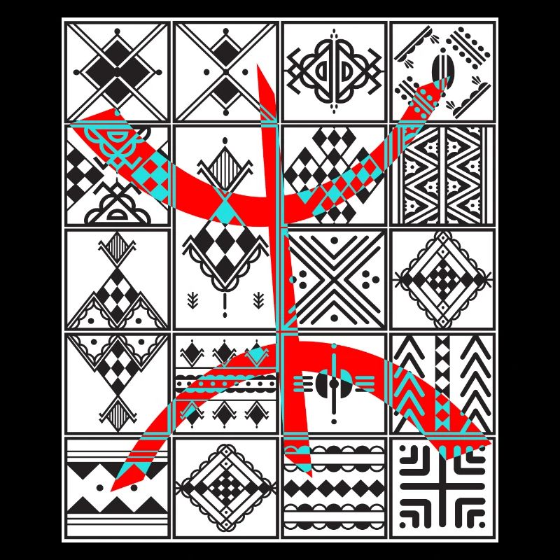 AMAZIGH BERBERE KABYLE MOTIF KABYLE