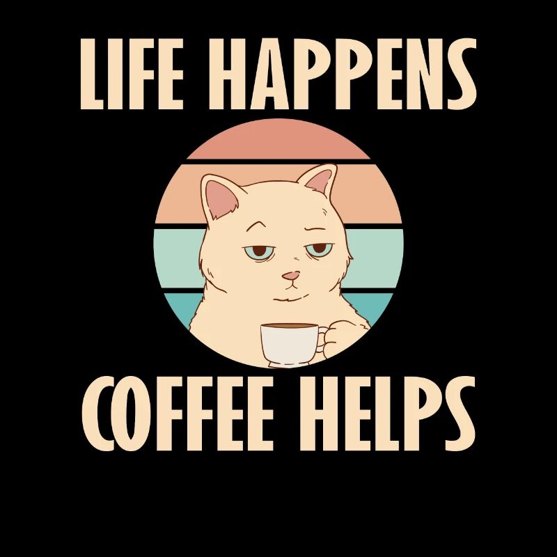 La vie arrive, le café aide les