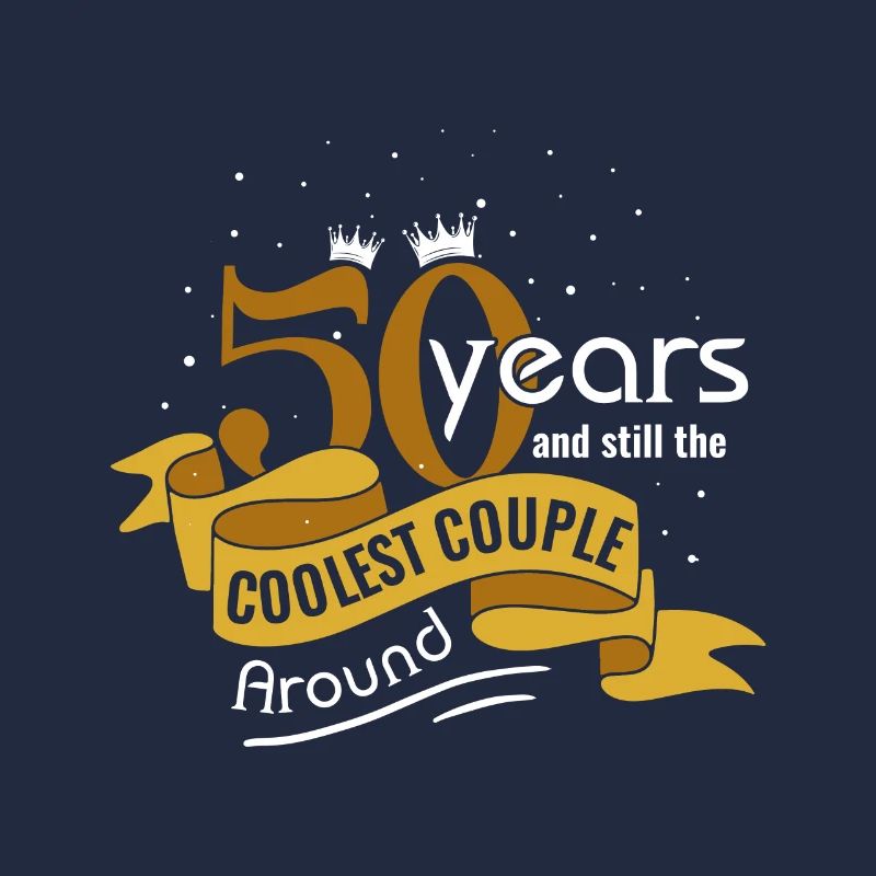 50. Hochzeitstag Ehemann Ehefrau Ehe Beziehung