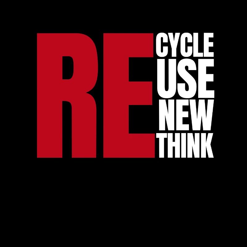 Recycle Réutiliser Renew Rethink Wind Turbine - Wind