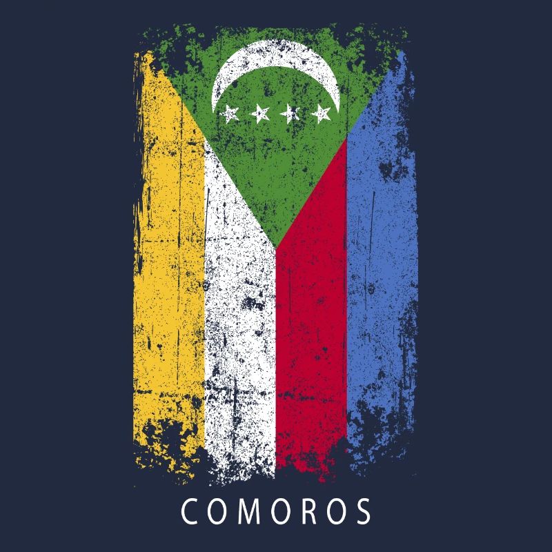 Souvenir avec le drapeau des Comores