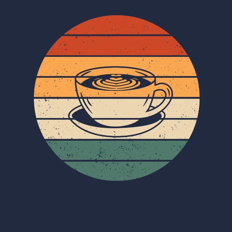 Retro Cappuccino Mug