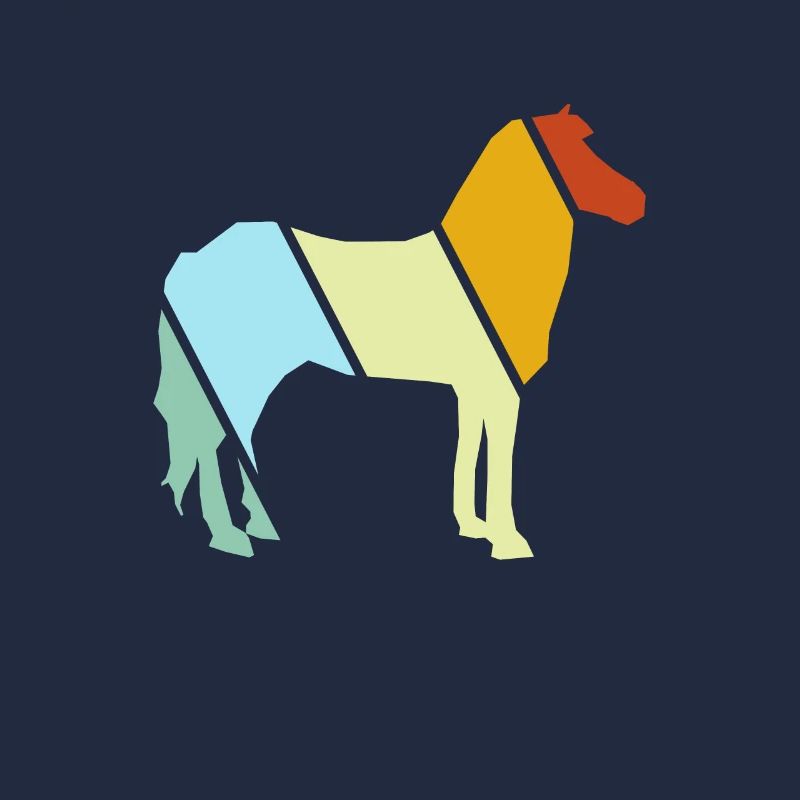Pferd Retro