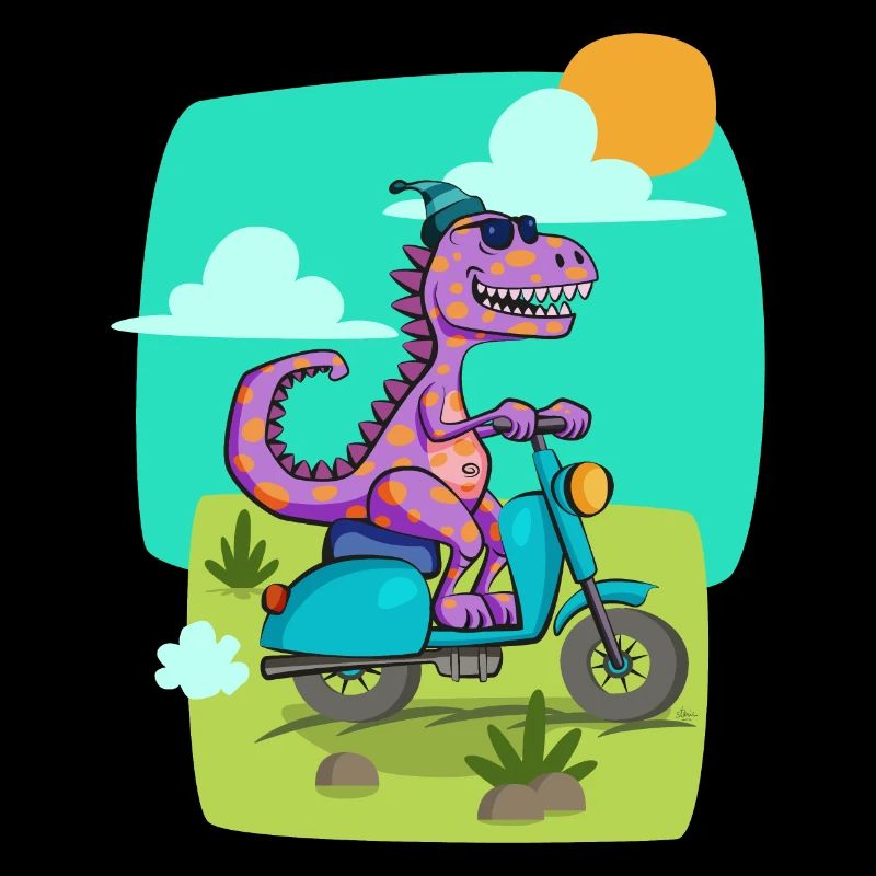 Dino Scooter Cool