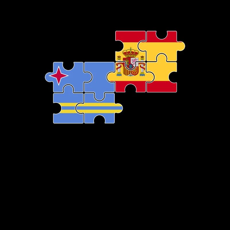 Aruba Espagne Drapeau Espagnol Aruban