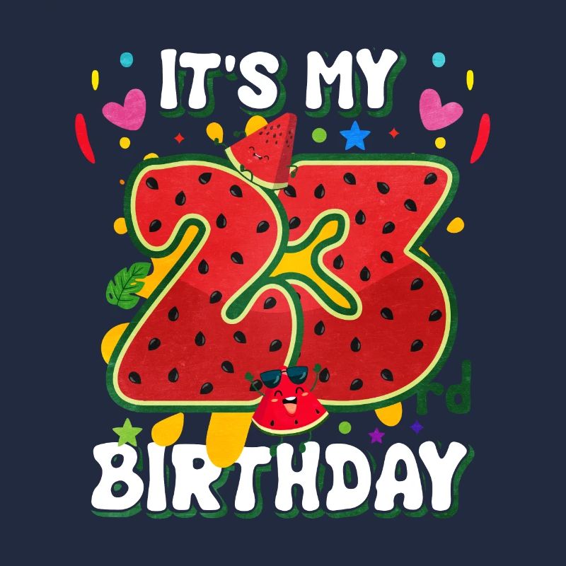 23. Geburtstag Wassermelone Sommer Geschenk