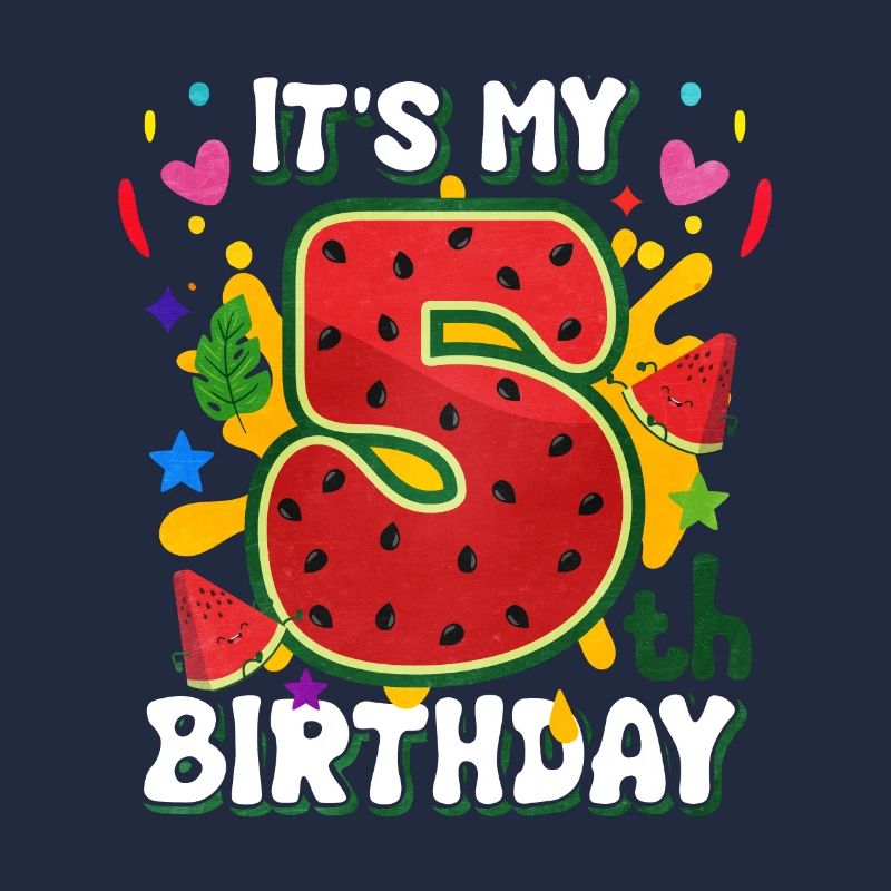 5ème anniversaire Pastèque cadeau d’été