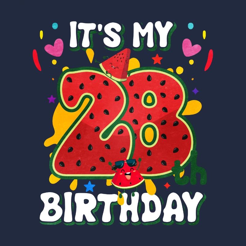 28. Geburtstag Wassermelone Sommer Geschenk