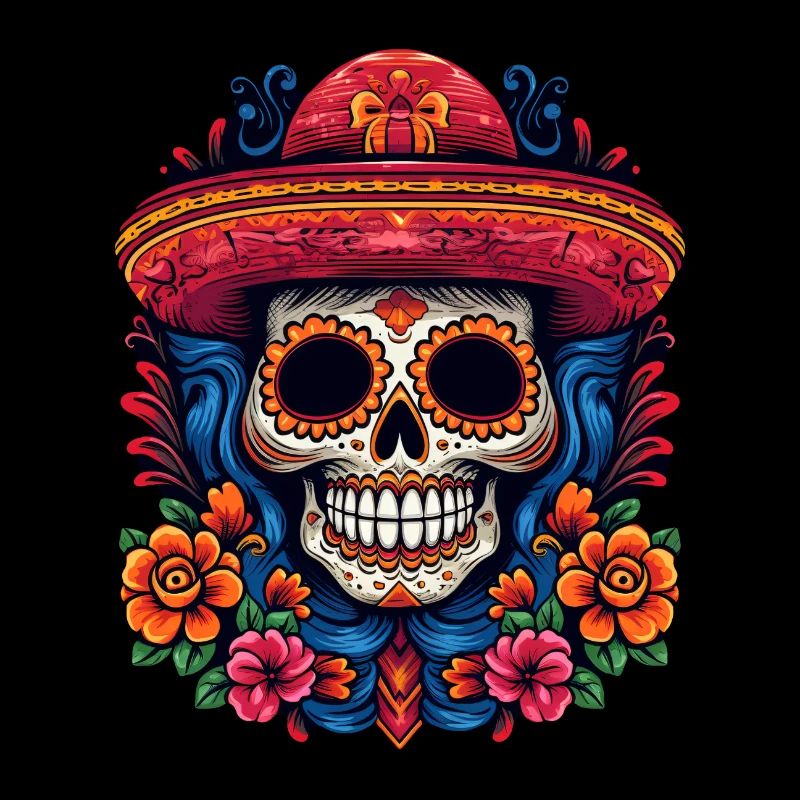 Cinco de Mayo Skull