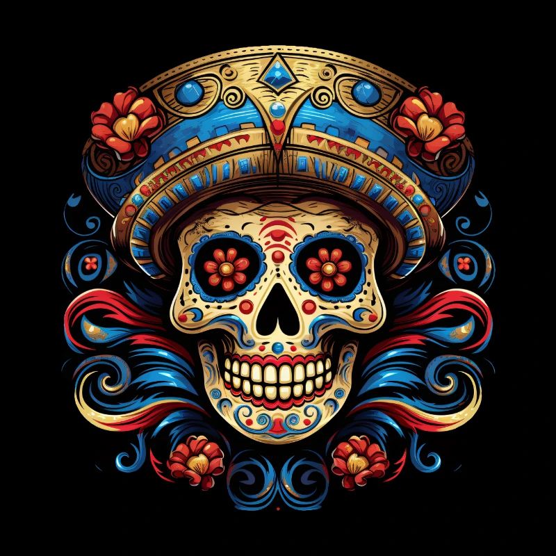 Cinco de Mayo Skull