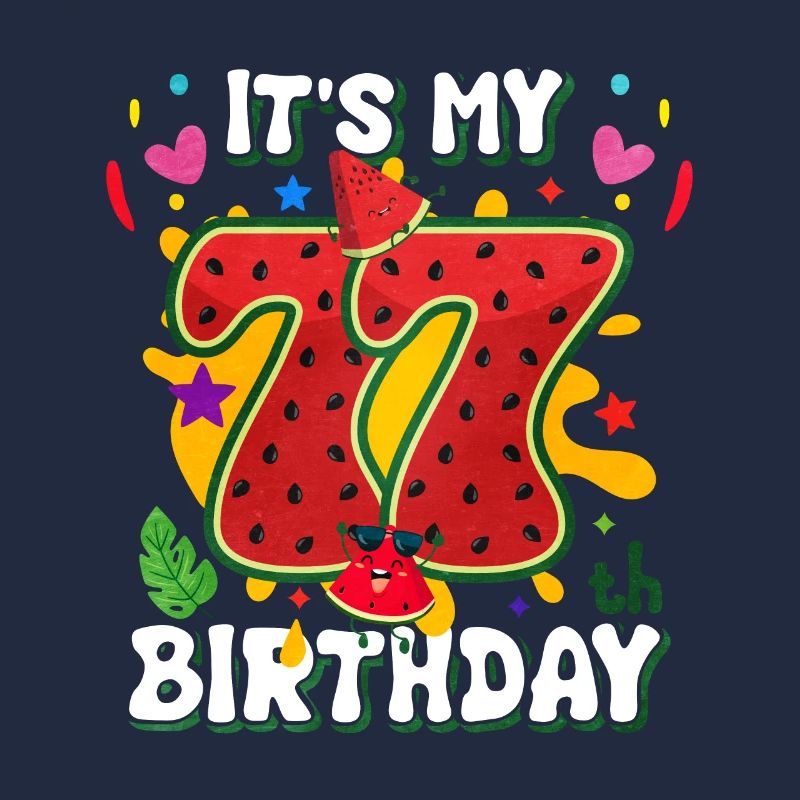 77th Birthday Watermelon