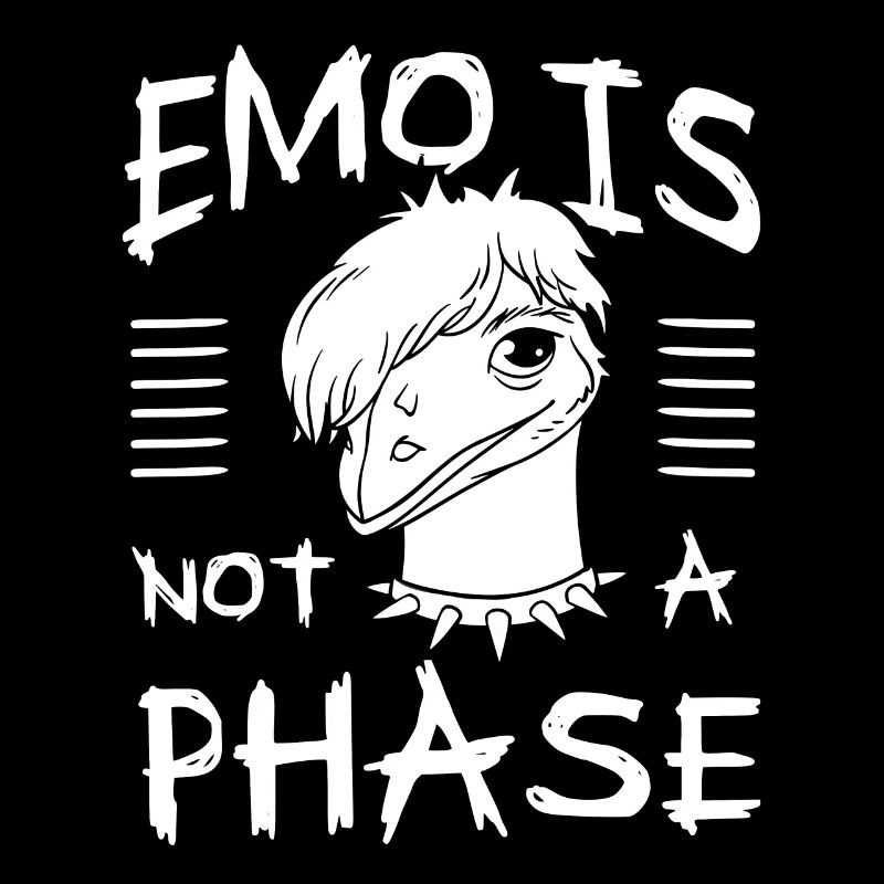 Emo Boy Emo Girl Emu Vogel Emocore Punk Ästhetik