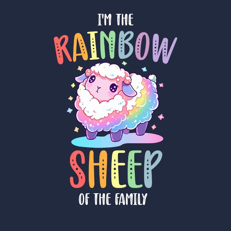 Rainbow Sheep LGBTQ Transgender Pride Community