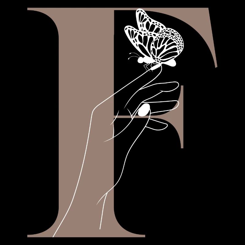 letter f magic butterfly