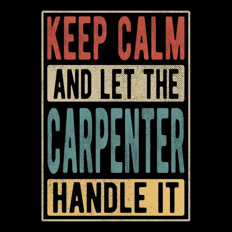 Cadeau rétro de charpentier