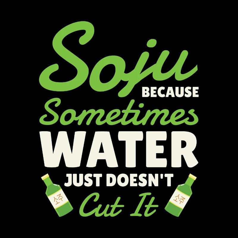 Soju Korean Wine Drink Corée