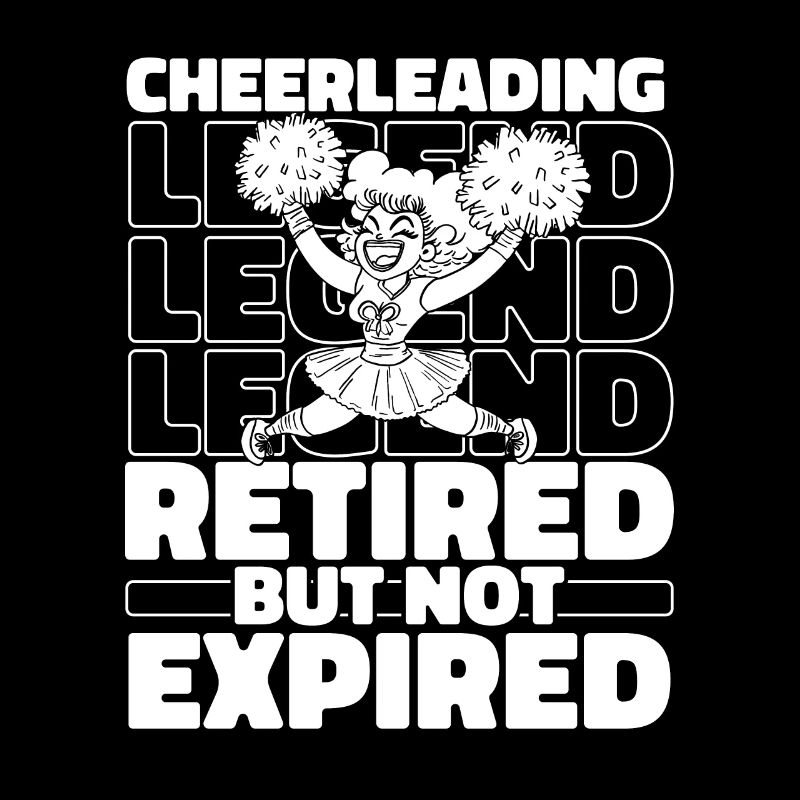 Cheerleader Cheerleading Im Ruhestand