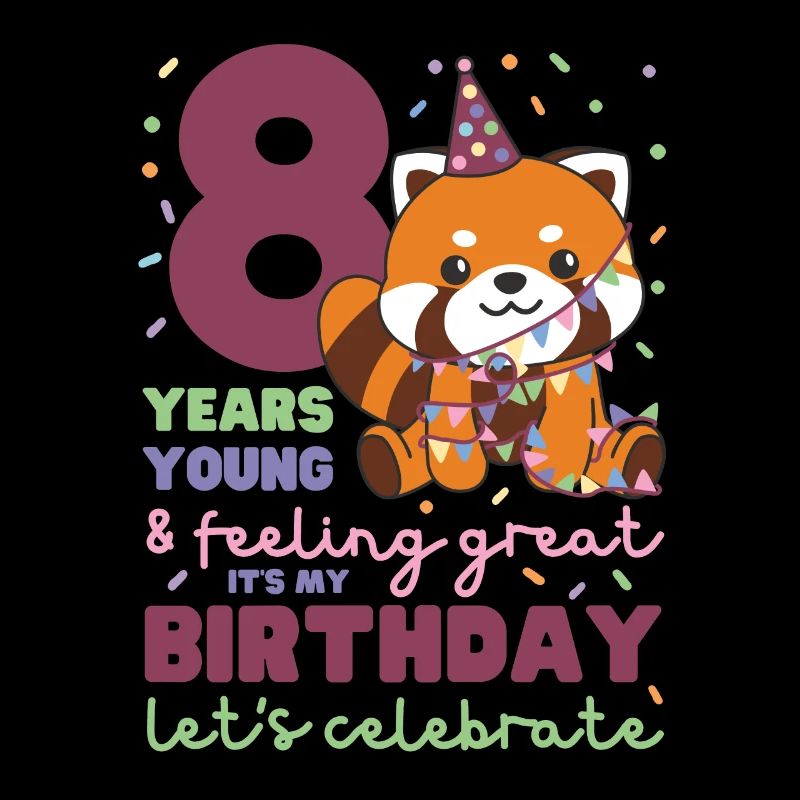 Panda roux pour les enfants de 8 ans