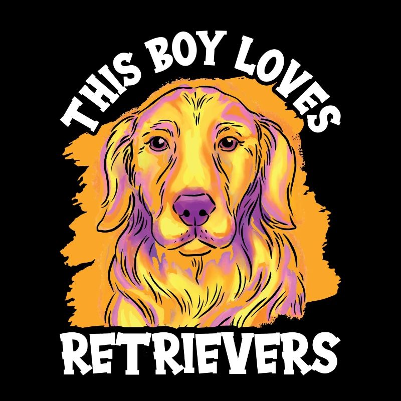This Boy Loves Retriever Retrievers Dog