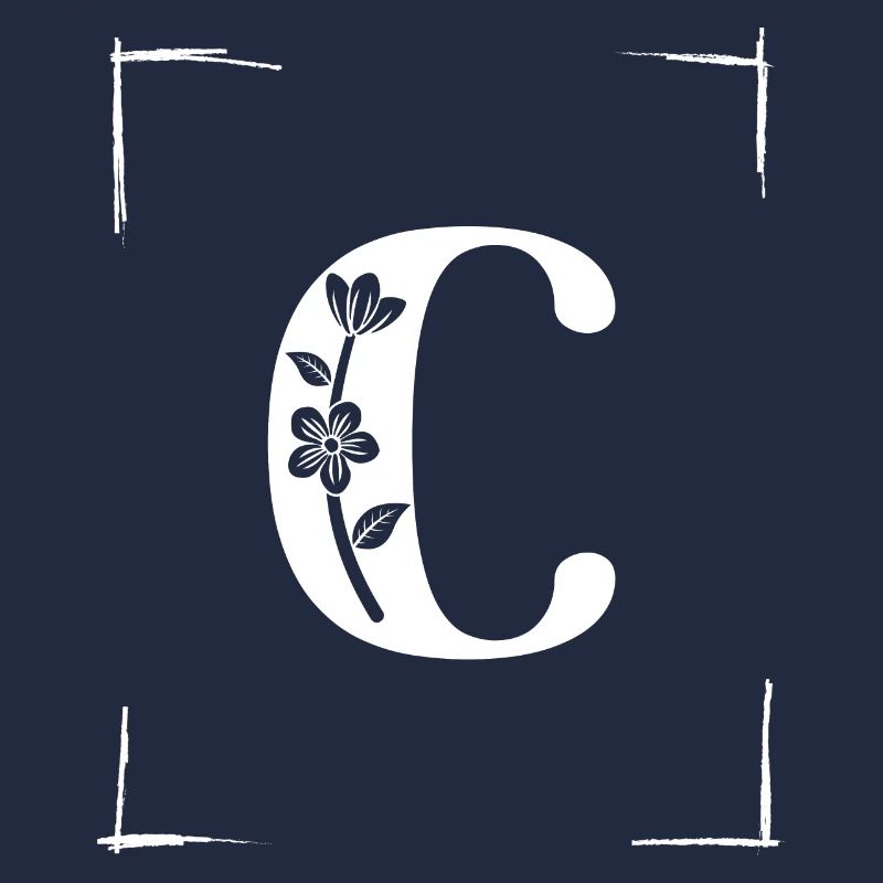 letter C initial