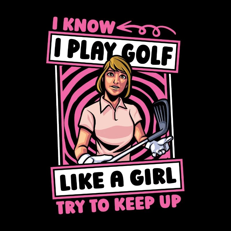 Golf Golfer Golfing Girl