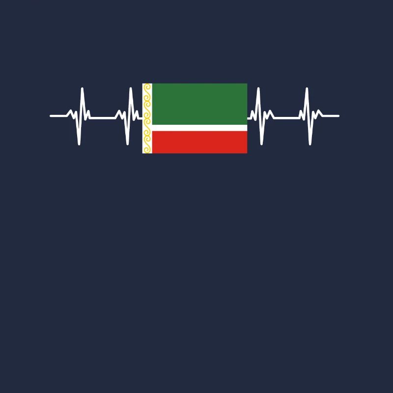 Drapeau russe - Tchétchénie